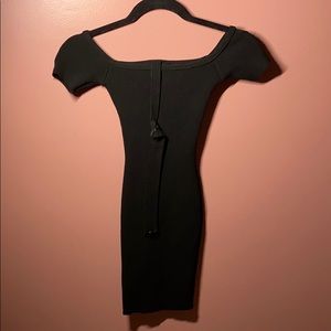 Stretchy little black dress